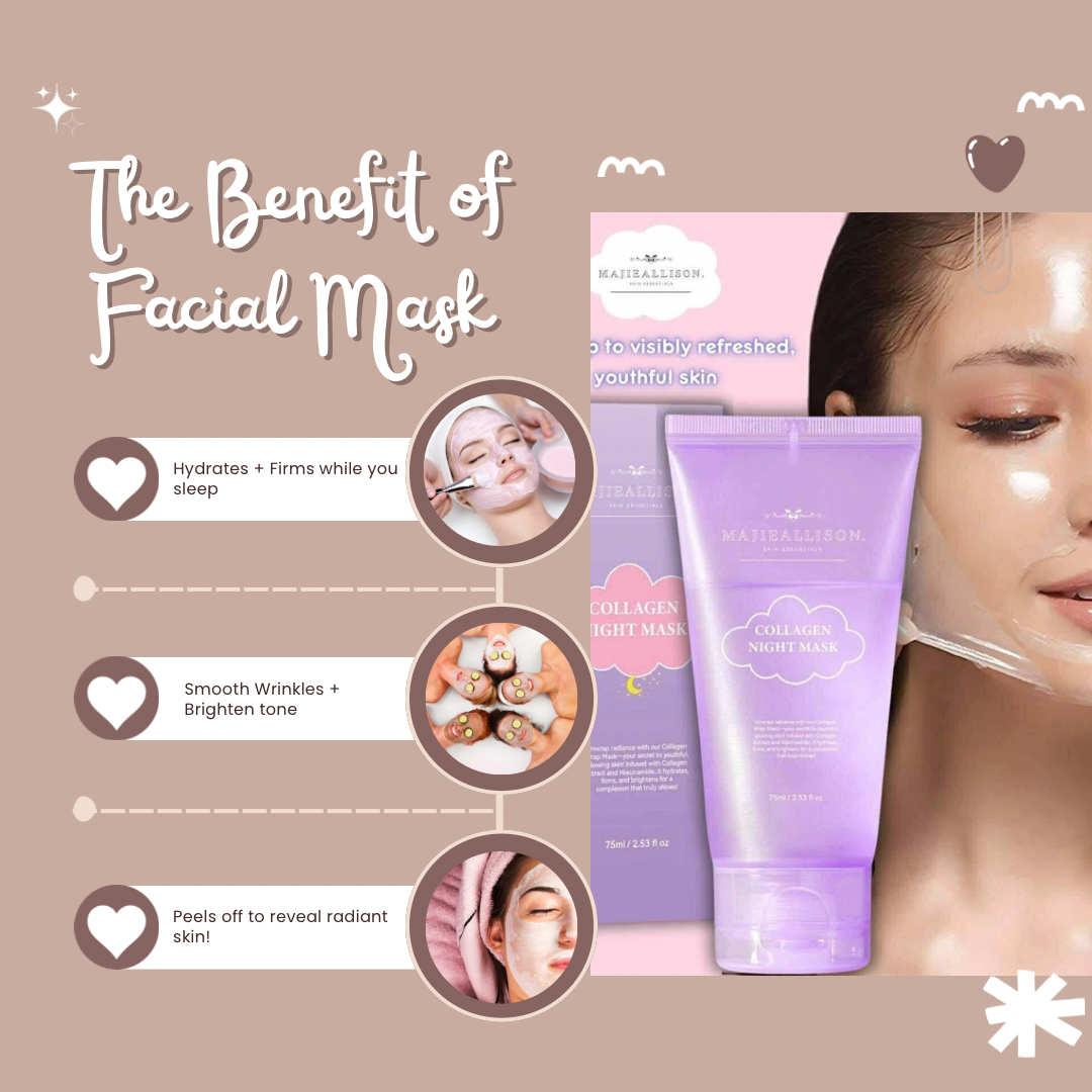 Hydrating Collagen Night Wrapping Mask for overnight repair